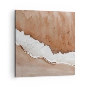 Canvastavla - Bild på duk - I jordnära färger - 60x60 cm