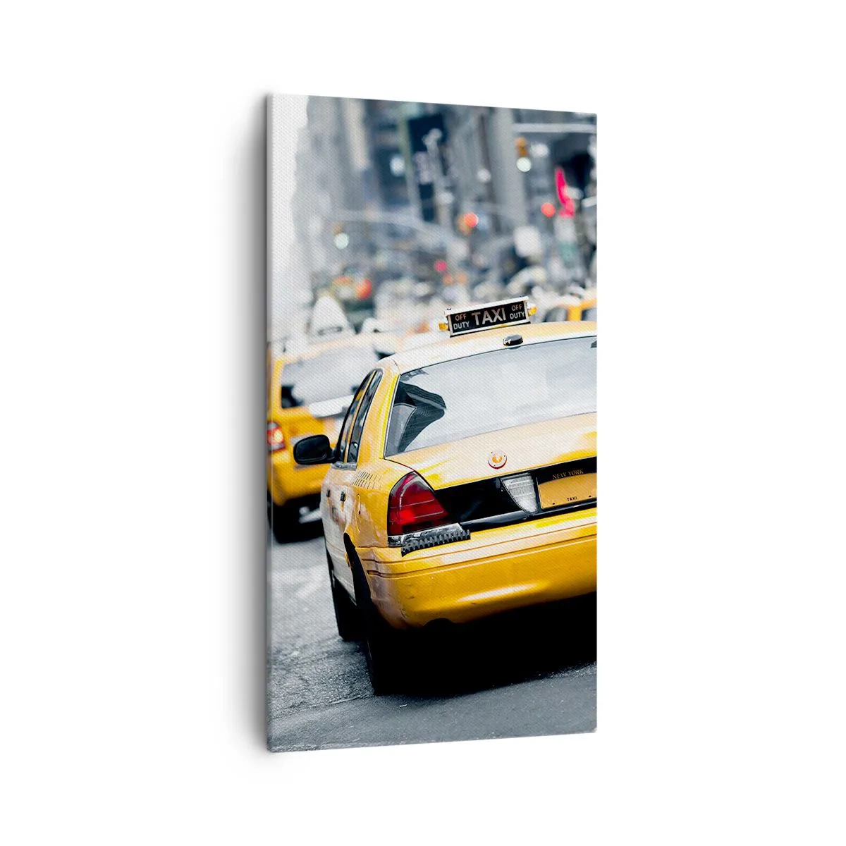 Canvastavla - Bild på duk - Endast i denna stad - 45x80 cm