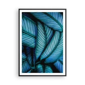 Affisch i svart ram - Livslinjer - 70x100 cm