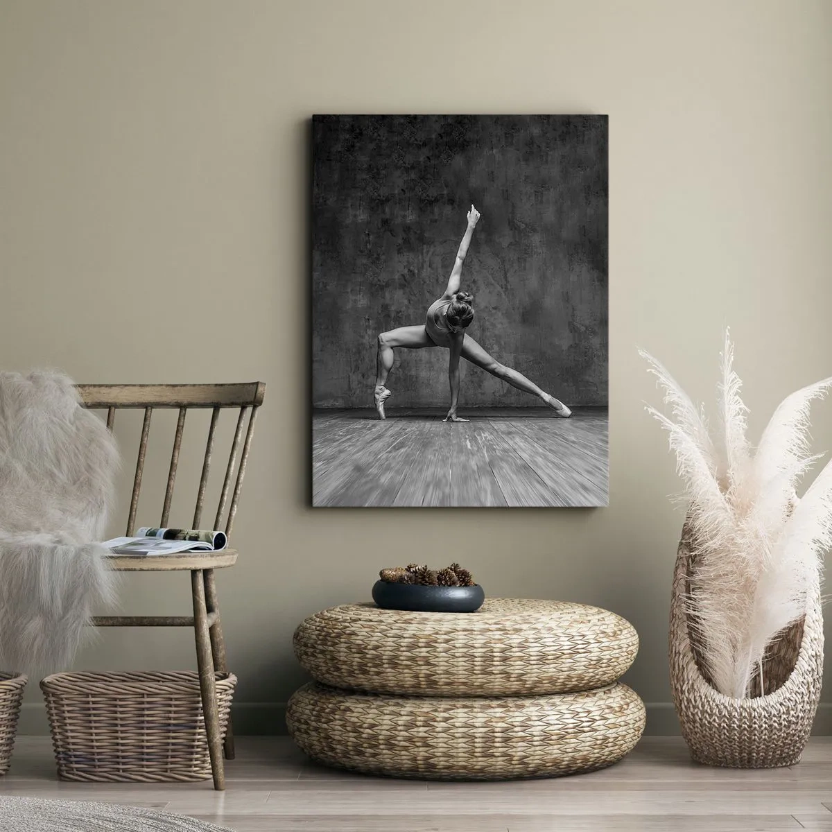 Canvastavla - Bild på duk - Balansens ideal - 50x70 cm