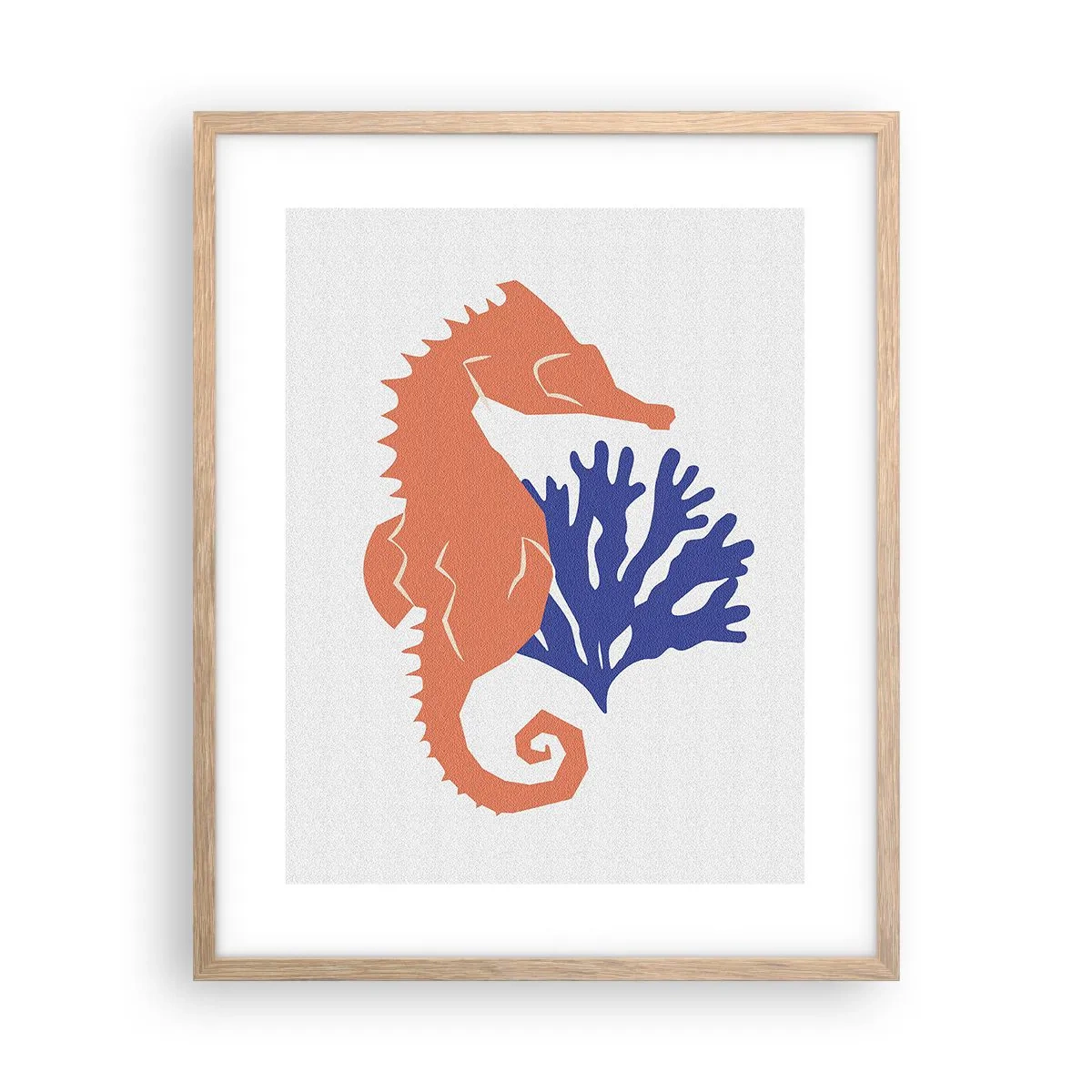 Affisch i ram av ljusek - På en äng under vattnet - 40x50 cm