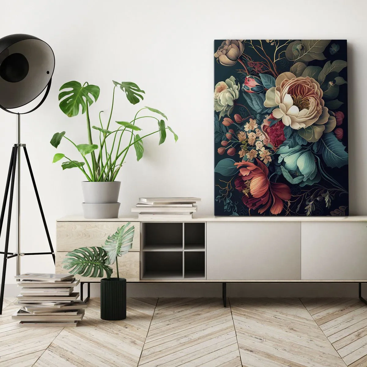 Canvastavla - Bild på duk - Charm från 1800-talet - 50x70 cm
