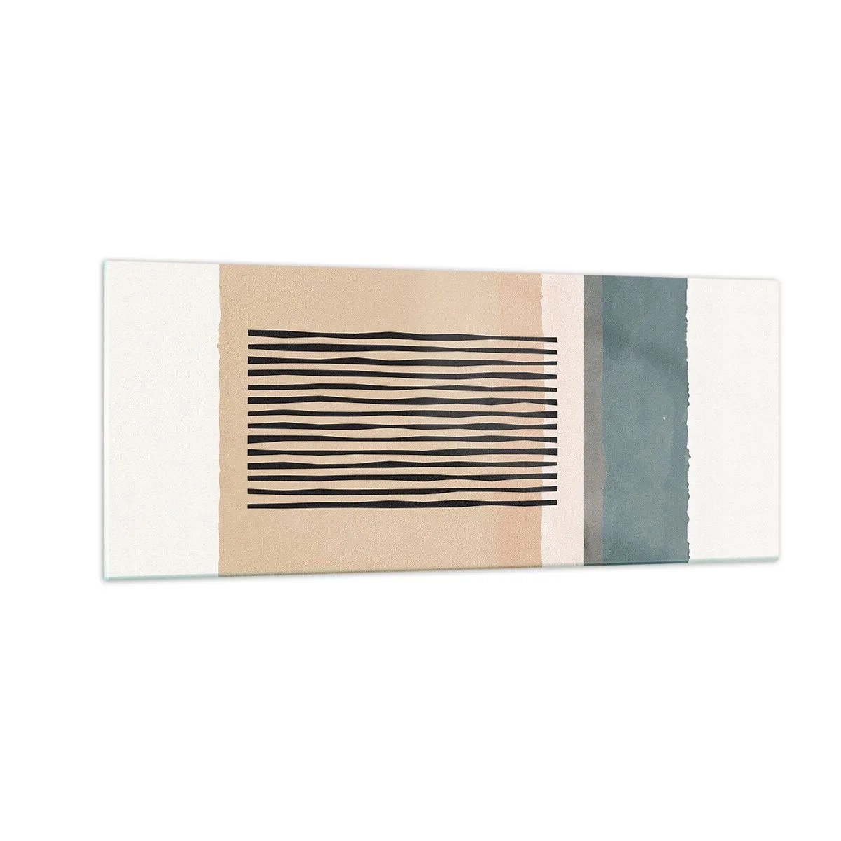 Glastavla - Bild på glas - Allt väl - 100x40 cm