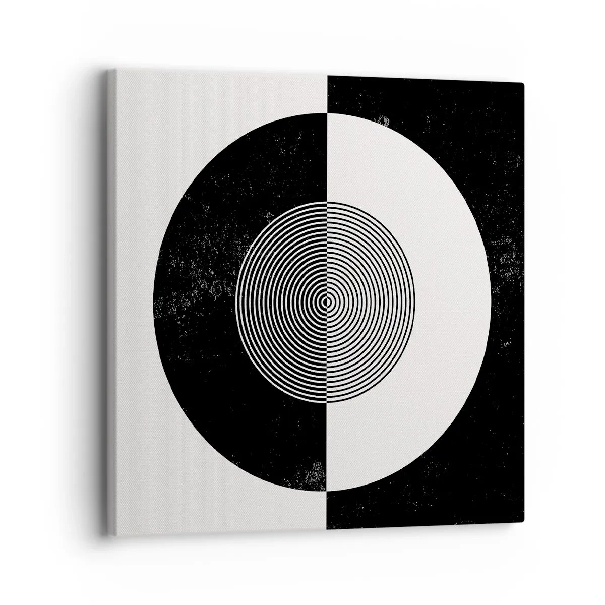 Canvastavla - Bild på duk - Harmoni i svart och vitt - 30x30 cm
