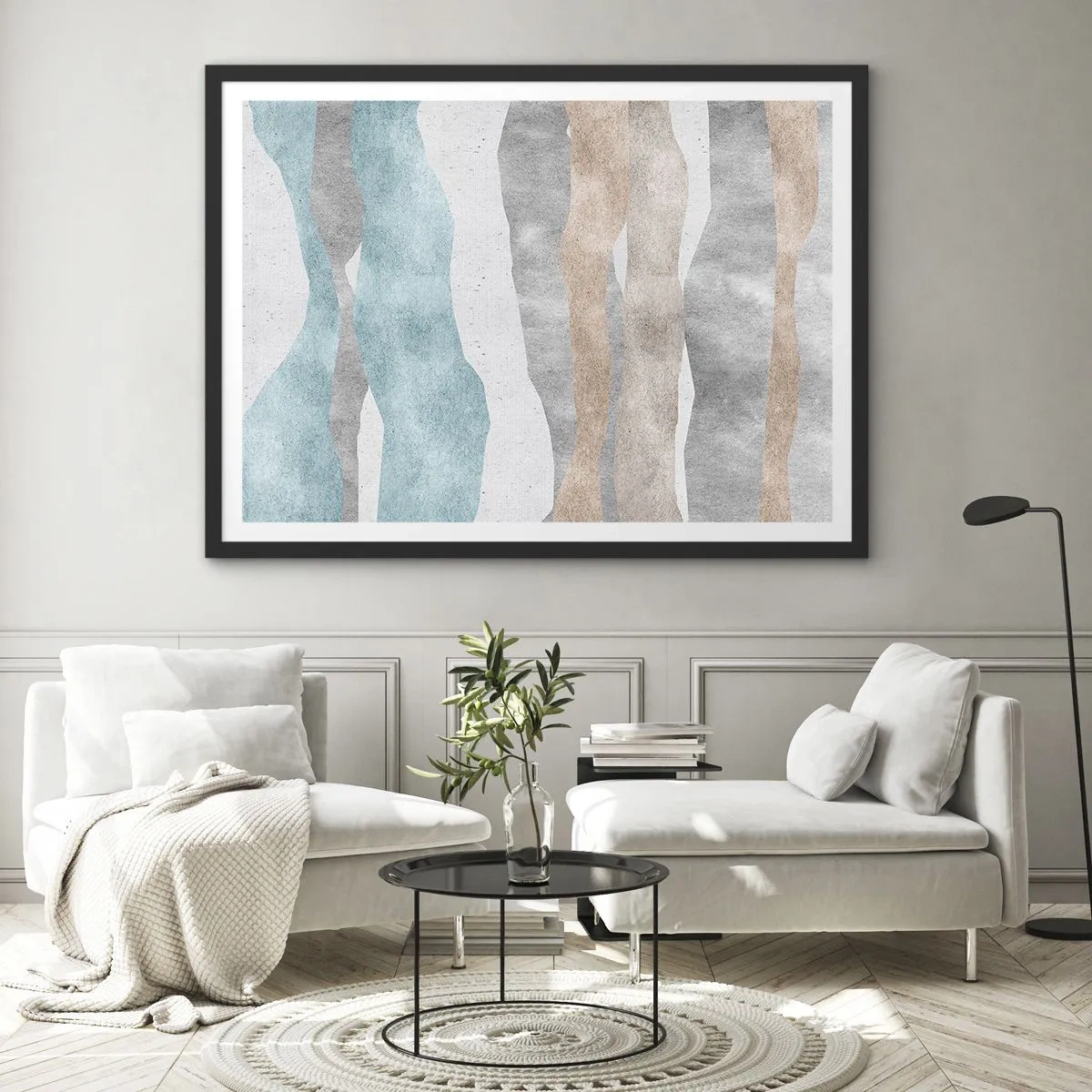 Affisch i svart ram - Närhetsstudie - 70x50 cm