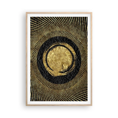 Affisch i ram av ljusek - Glamourös komposition - 70x100 cm