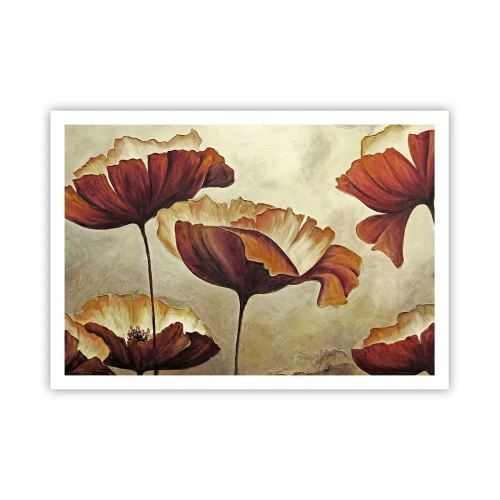 Affisch - Ängsblommor - 100x70 cm