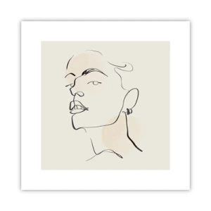 Affisch - Stolt blick - 30x30 cm