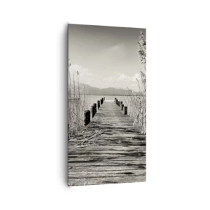 Canvastavla - Bild på duk - I gräsets fristad - 65x120 cm