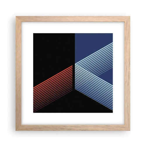 Affisch i ram av ljusek - Enkel historia - 30x30 cm