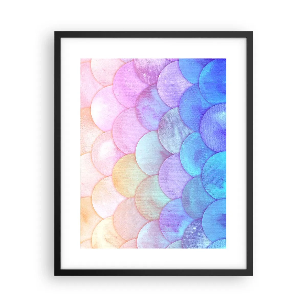 Affisch i svart ram - Pärlskal - 40x50 cm