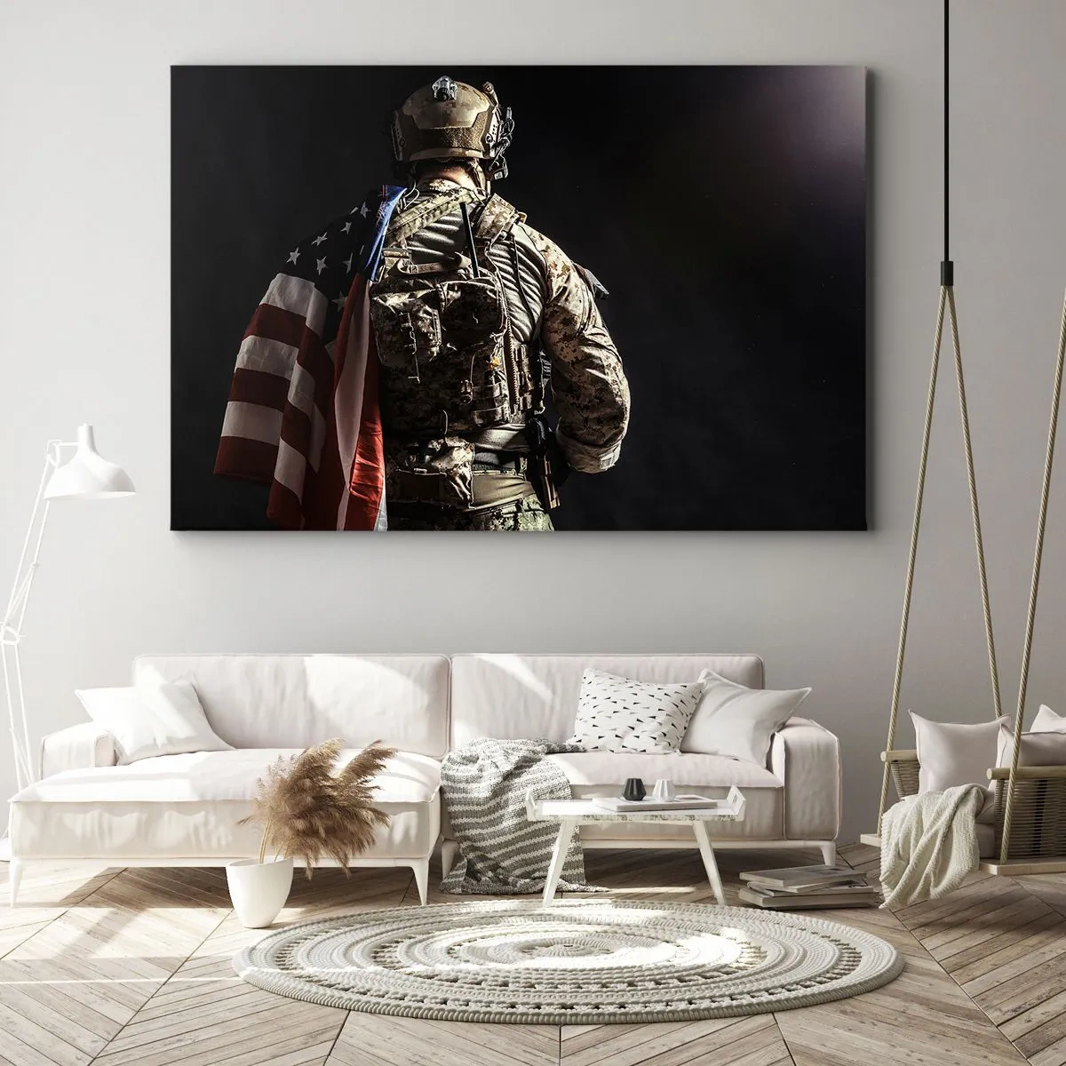 Canvastavla - Bild på duk - Just därför - 70x50 cm