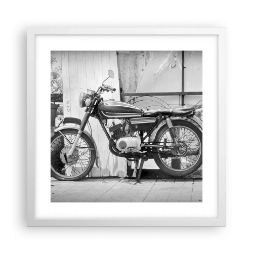 Affisch i vit ram - Klassik framför allt - 40x40 cm