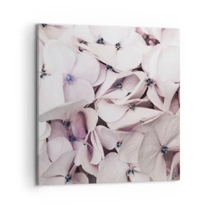 Canvastavla - Bild på duk - I en flod av blommor - 50x50 cm