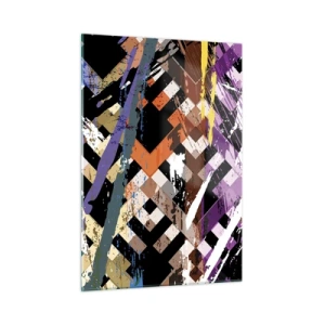 Glastavla - Bild på glas - Kvadraten - 50x70 cm