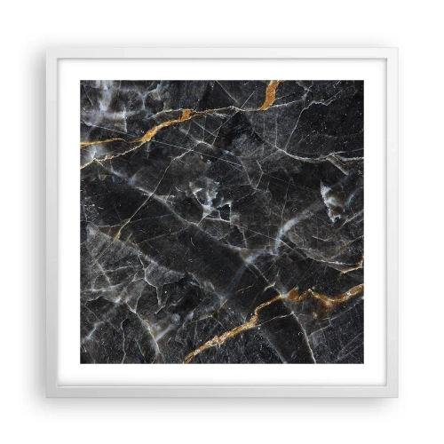 Affisch i vit ram - Stenens interna liv - 50x50 cm
