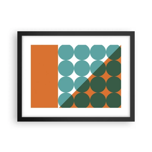 Affisch i svart ram - Uppåt och på diagonalen - 40x30 cm