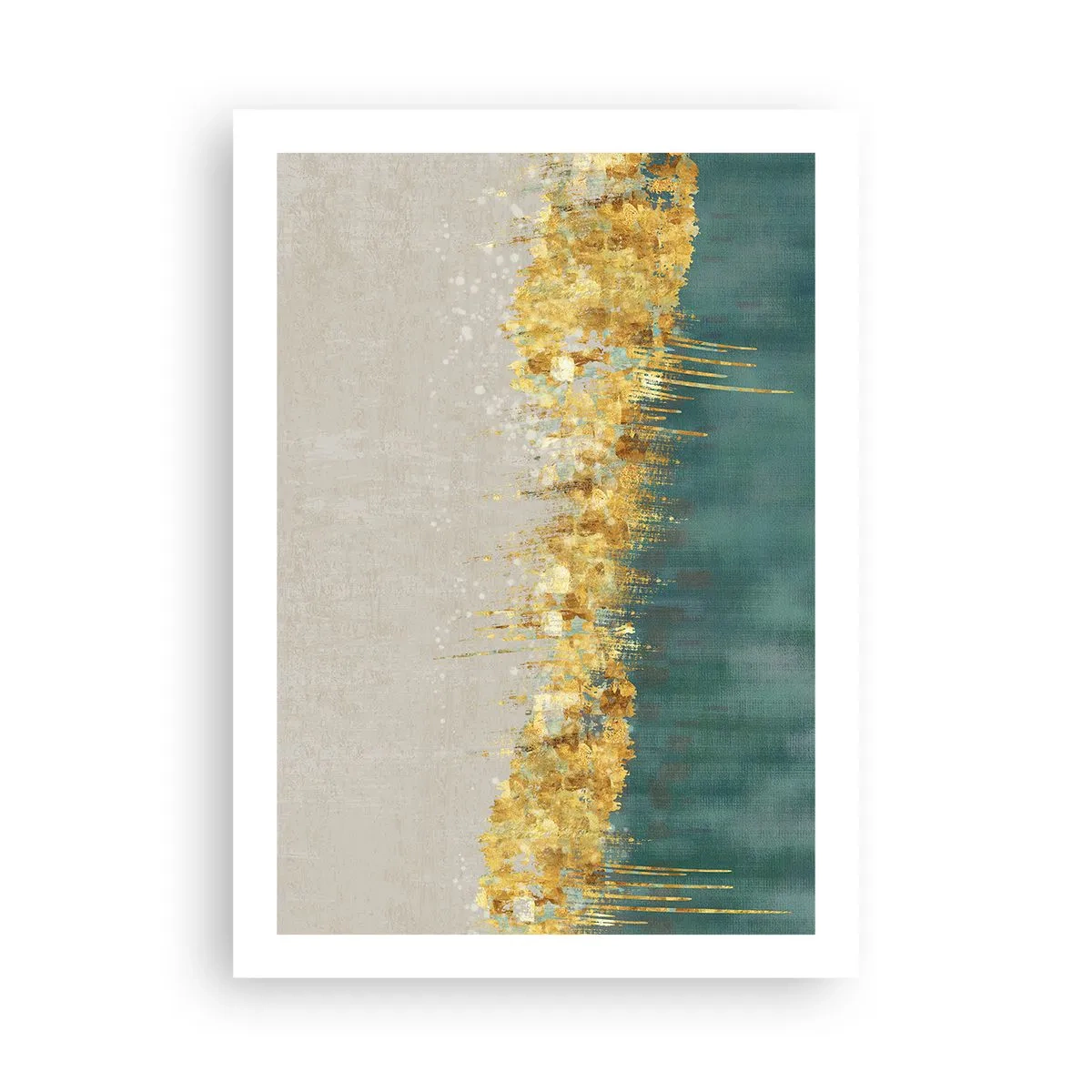 Affisch - Den gyllene gränsen - 50x70 cm