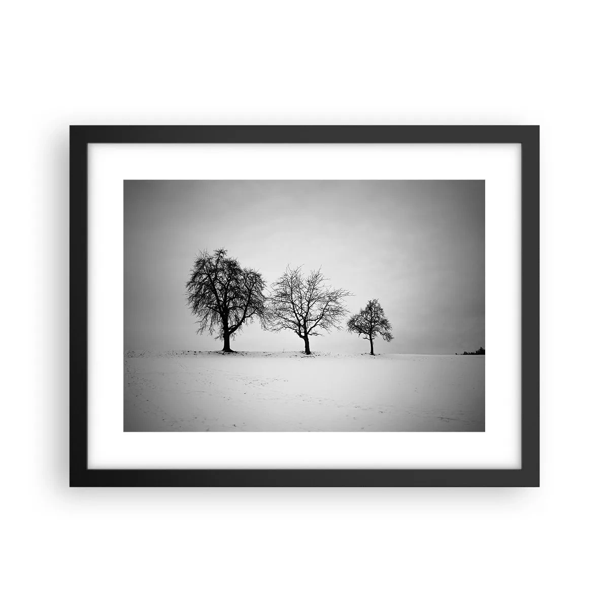 Affisch i svart ram - Vad drömmer de om? - 40x30 cm