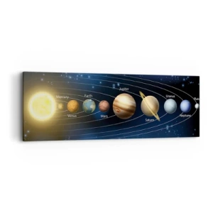 Canvastavla - Bild på duk - En av tio - 90x30 cm