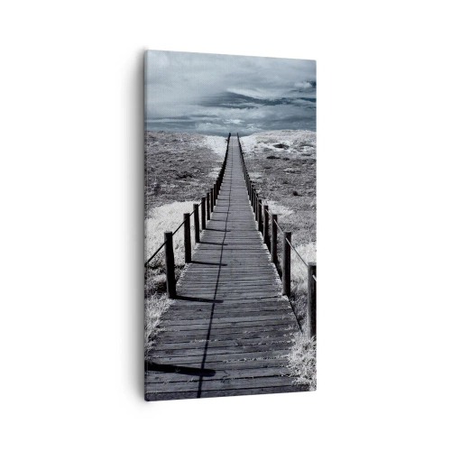 Canvastavla - Bild på duk - Precis vid kusten - 55x100 cm