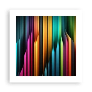 Affisch - Lysande orgel - 40x40 cm