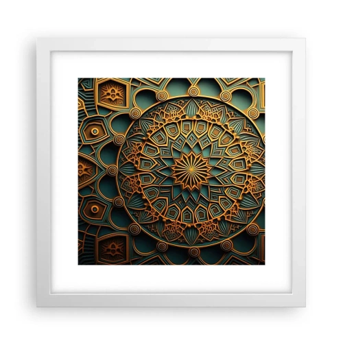 Affisch i vit ram - I ett arabiskt klimat - 30x30 cm