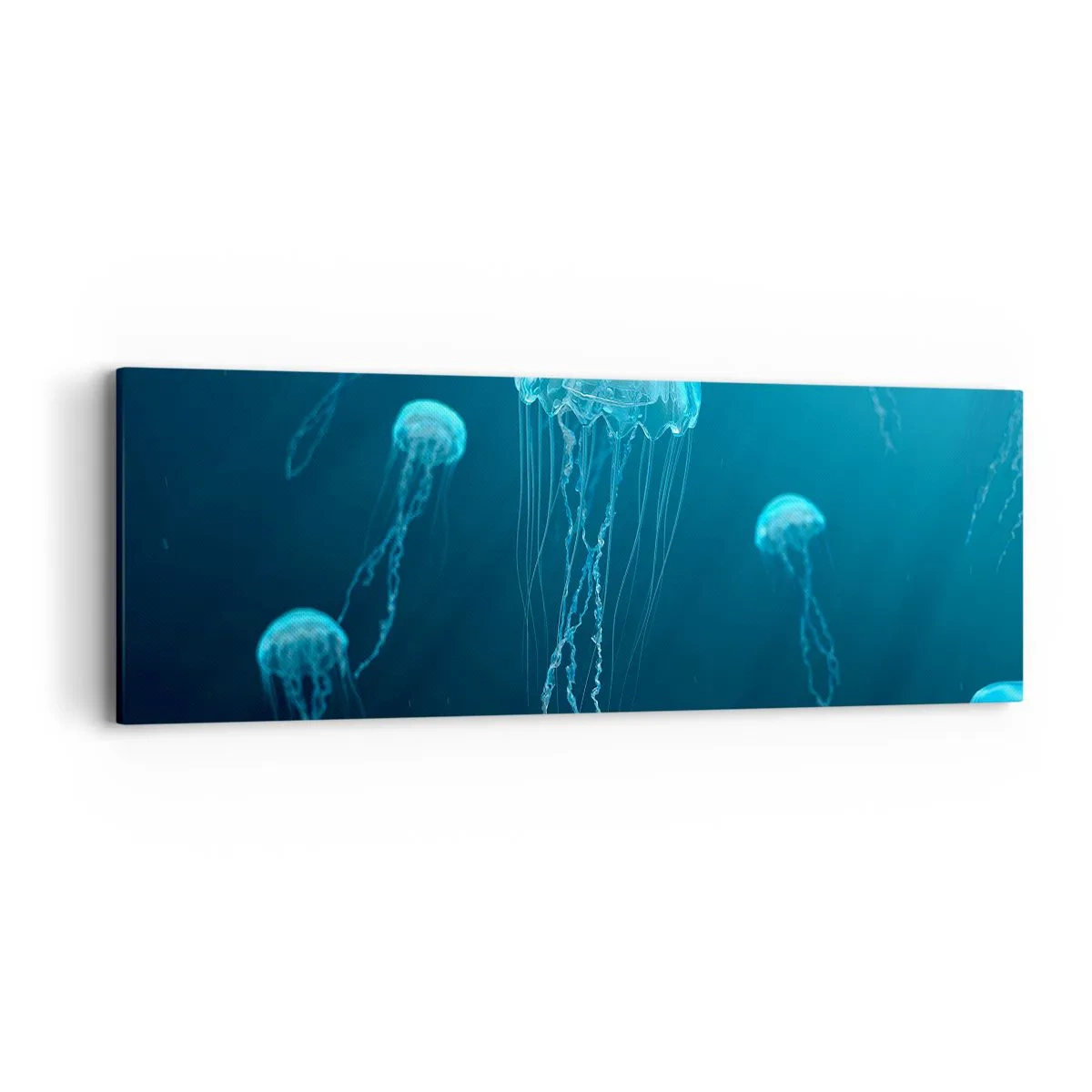 Canvastavla - Bild på duk - Havets dans - 90x30 cm