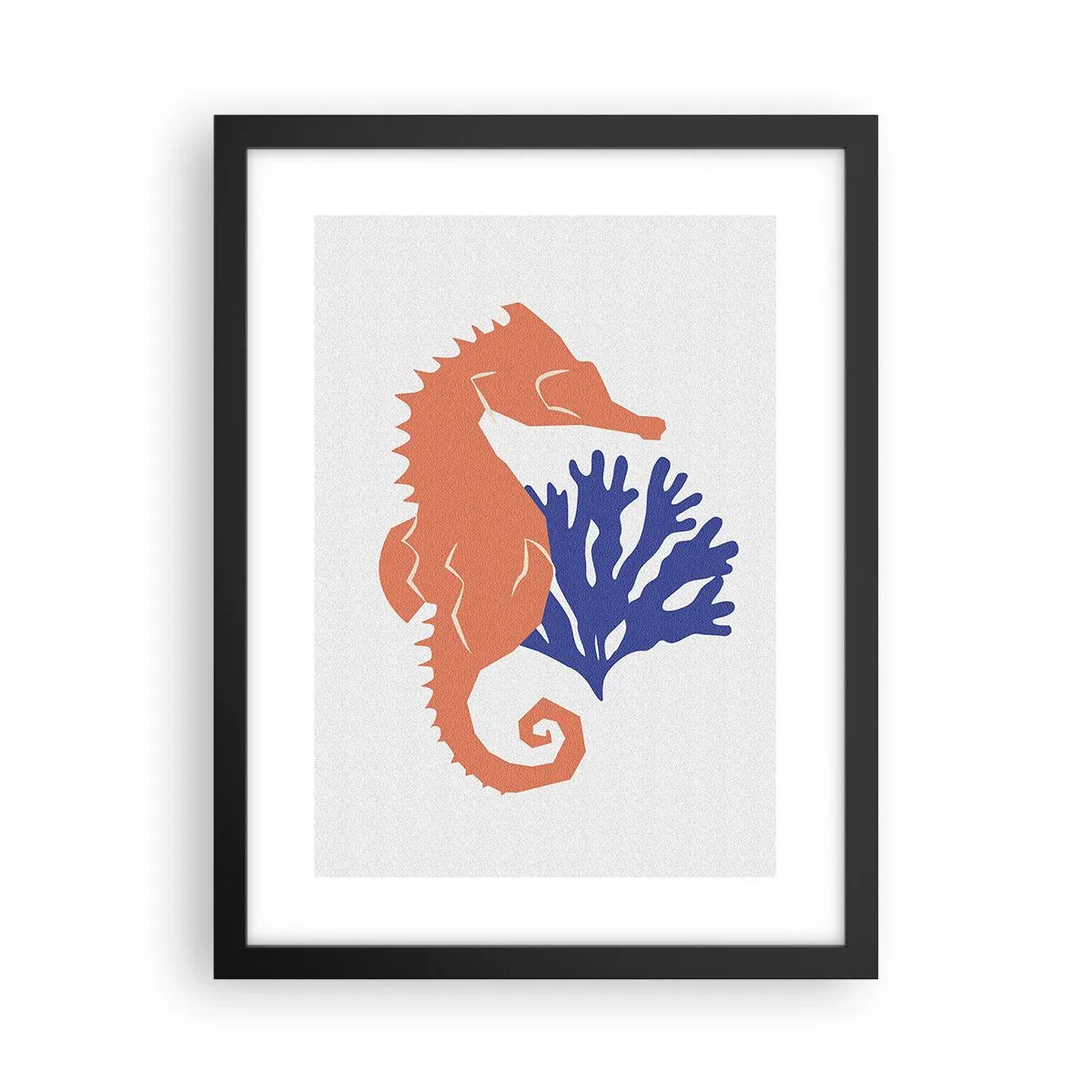 Affisch i svart ram - På en äng under vattnet - 30x40 cm