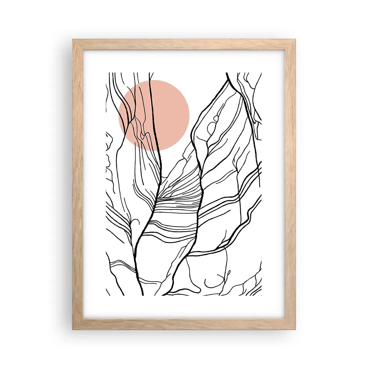 Affisch i ram av ljusek - I grenarnas nät - 30x40 cm