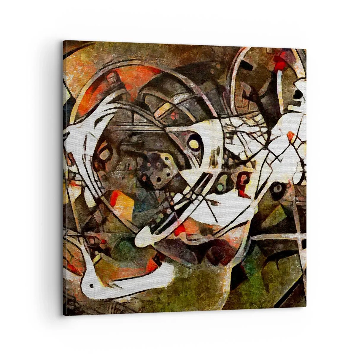 Canvastavla - Bild på duk - Hör du rörelse? - 50x50 cm
