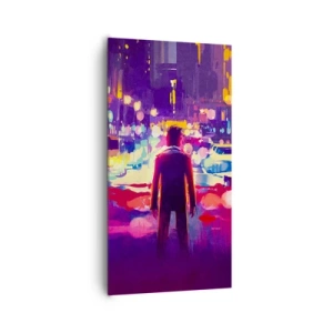 Canvastavla - Bild på duk - Doppad i ljuset - 65x120 cm