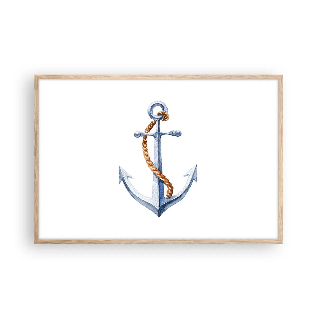 Affisch i ram av ljusek - Heja äventyret! - 91x61 cm