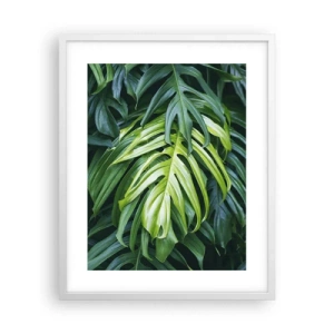Affisch i vit ram - Doppa sig i fräschheten - 40x50 cm