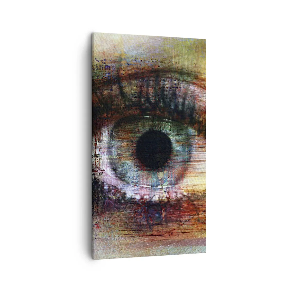 Canvastavla - Bild på duk - Man kan titta in i själen - 45x80 cm
