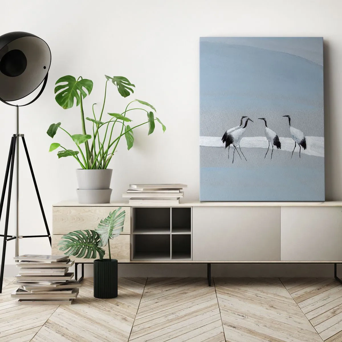 Canvastavla - Bild på duk - Efter en het dag - 70x100 cm