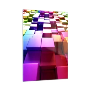 Glastavla - Bild på glas - Opkonst-variationer - 50x70 cm