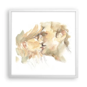 Affisch i vit ram - Upphittad hälft? - 50x50 cm