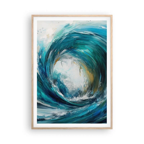 Affisch i ram av ljusek - Havsportal - 70x100 cm