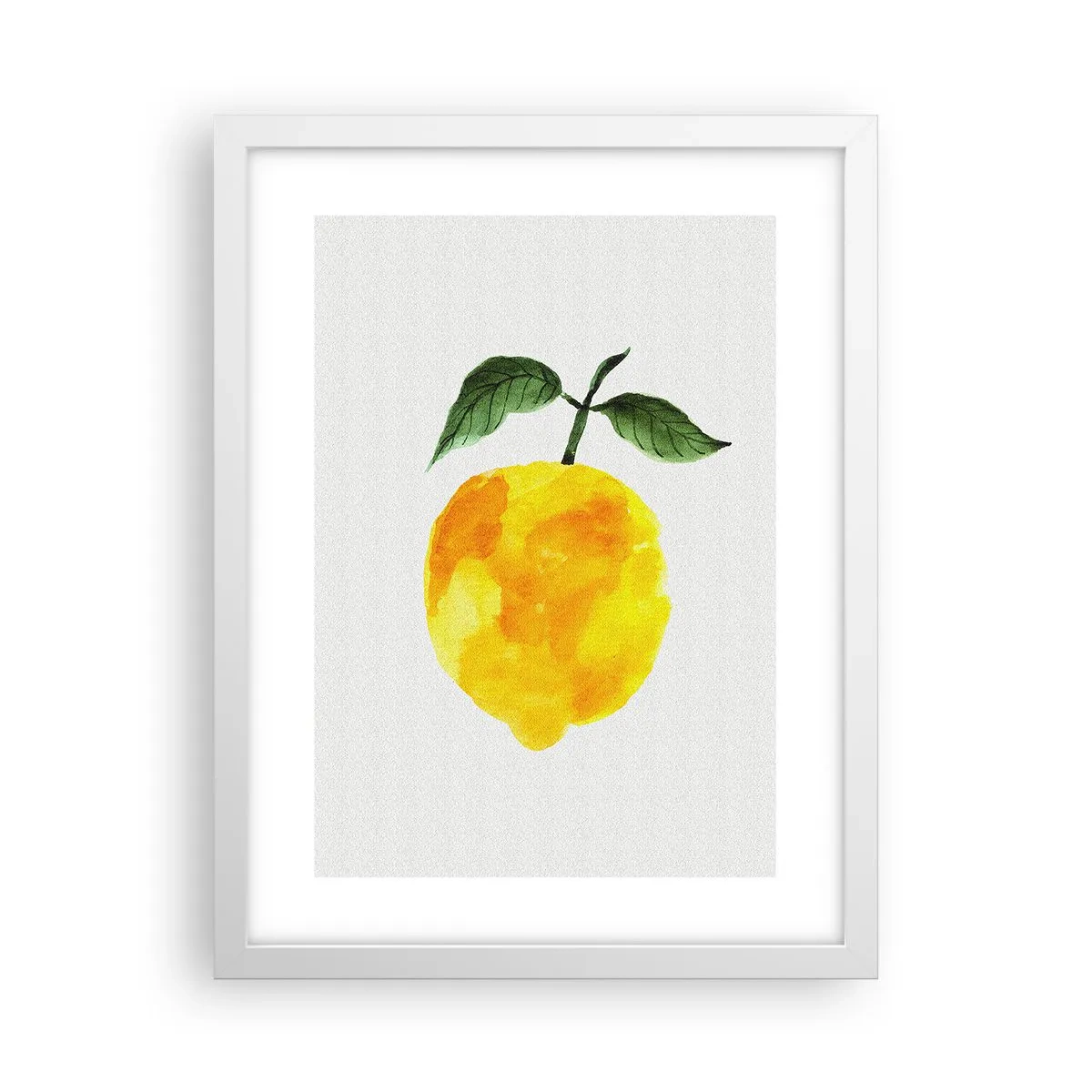 Affisch i vit ram - Hur man känner smaken av solen - 30x40 cm