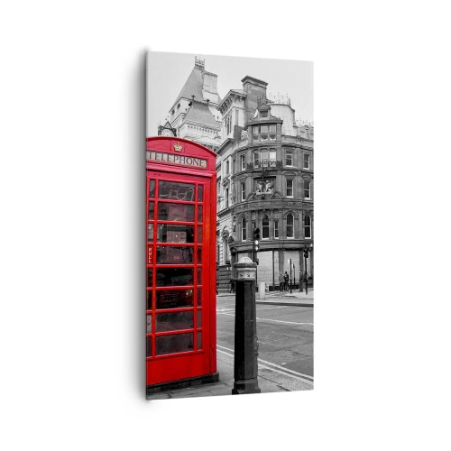 Canvastavla - Bild på duk - Rödast i Europa - 65x120 cm