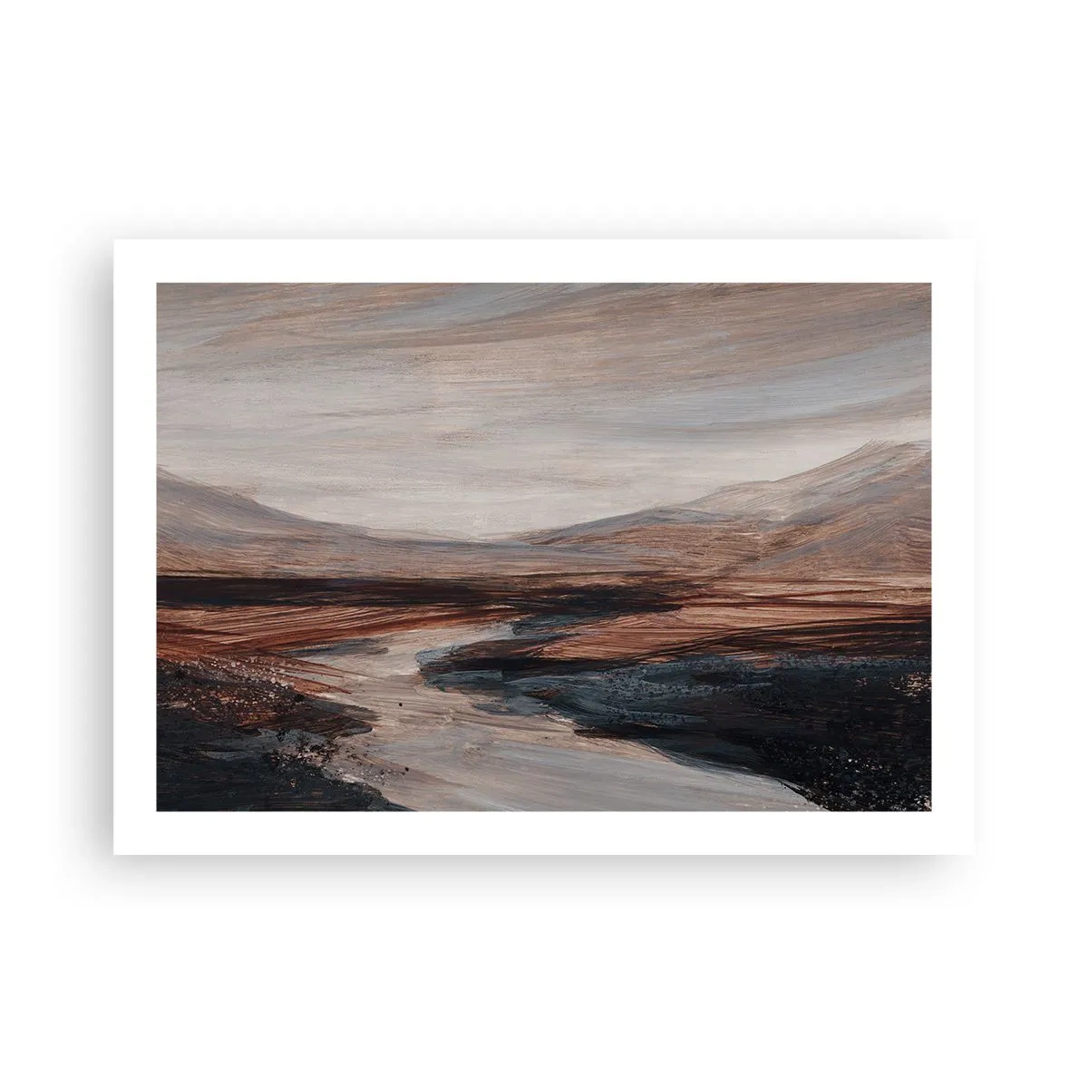 Affisch - Fridfull dal - 70x50 cm