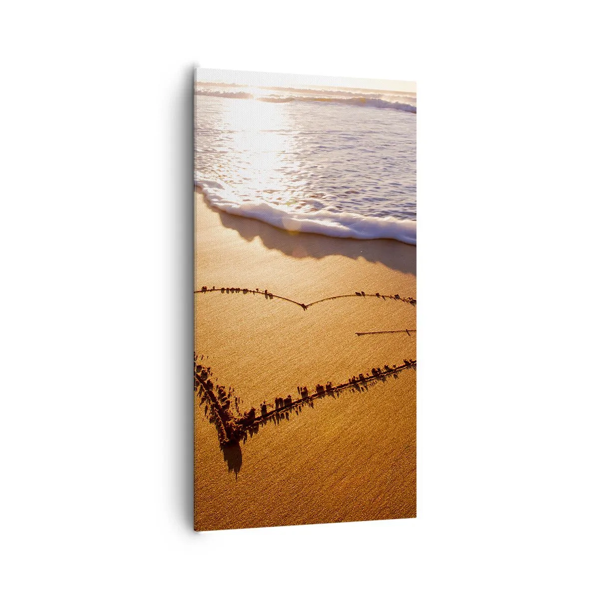 Canvastavla - Bild på duk - Sommarbekännelse - 65x120 cm