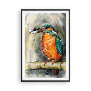 Affisch i svart ram - Naturens lagar - 61x91 cm
