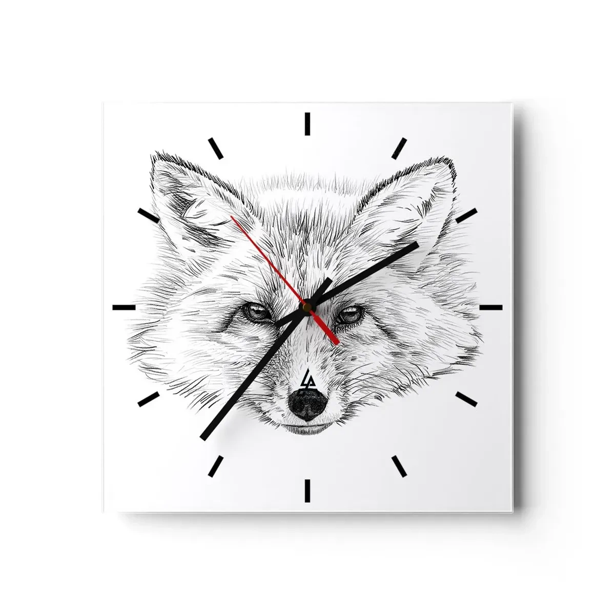 Väggklocka - Klocka på glas - Kan dessa ögon ljuga? - 30x30 cm