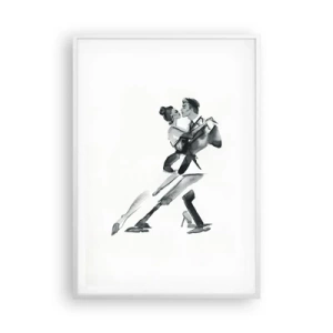 Affisch i vit ram - I en rytm - 70x100 cm