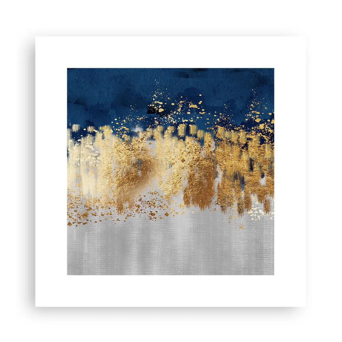 Affisch - Modern komposition med blixt - 30x30 cm