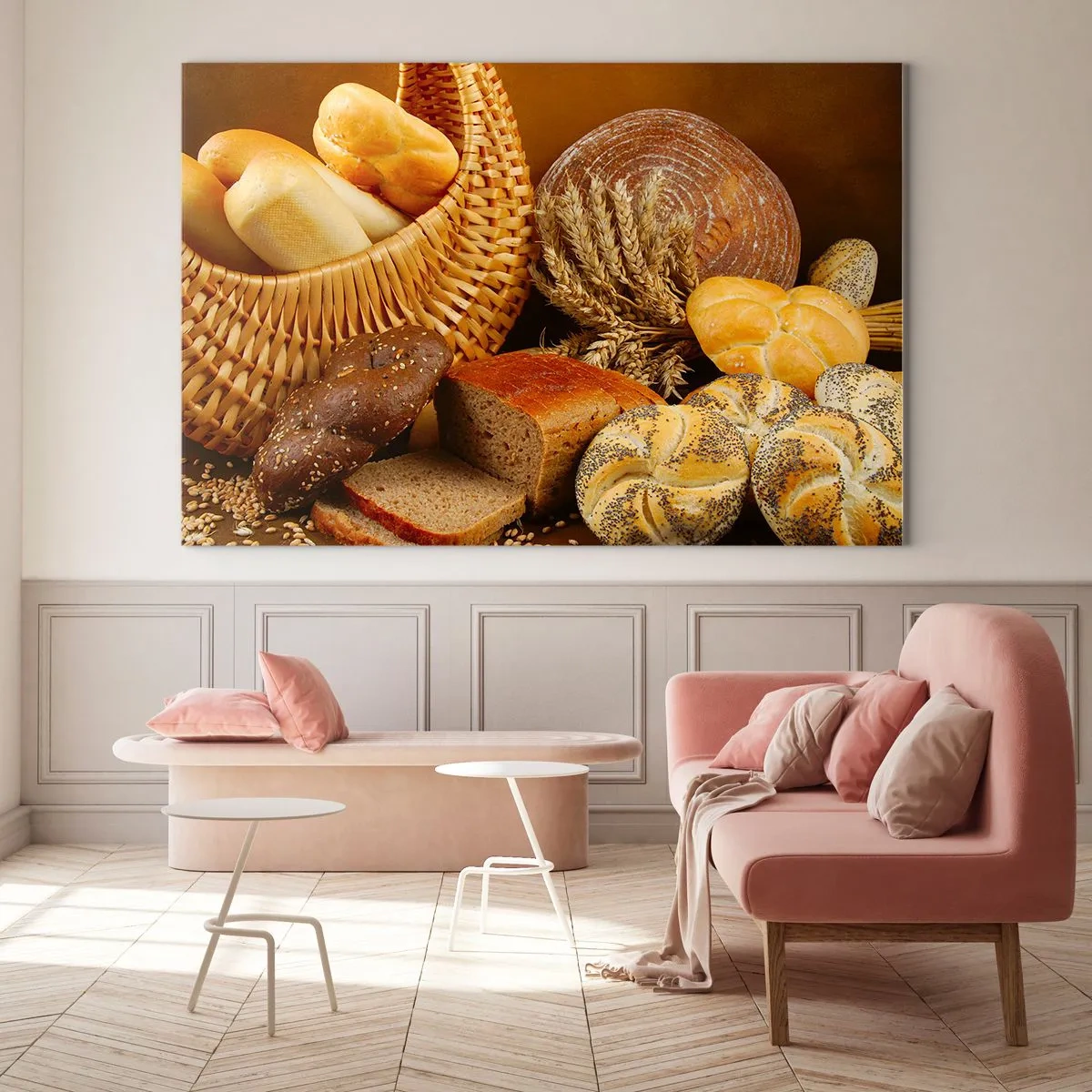 Glastavla - Bild på glas - Vi kom undan igen - 100x70 cm