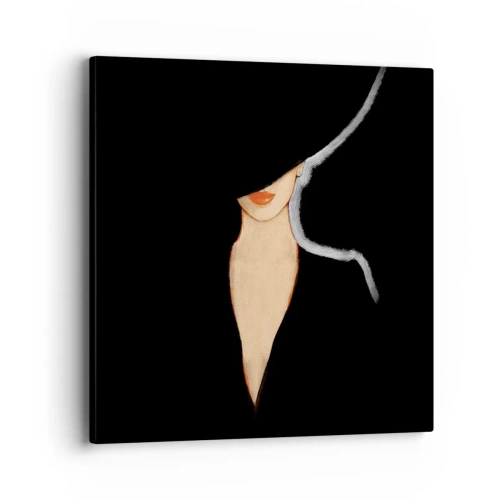 Canvastavla - Bild på duk - Elegans och stil - 40x40 cm