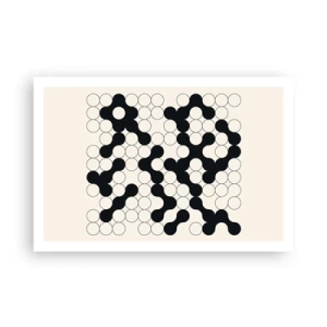 Affisch - Kinesiskt spel - variation - 91x61 cm